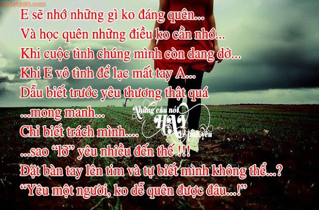 Những câu nói hay về tình yêu buồn tan vỡ đầy tâm trạng cảm động và ý nghĩa nhất - 5