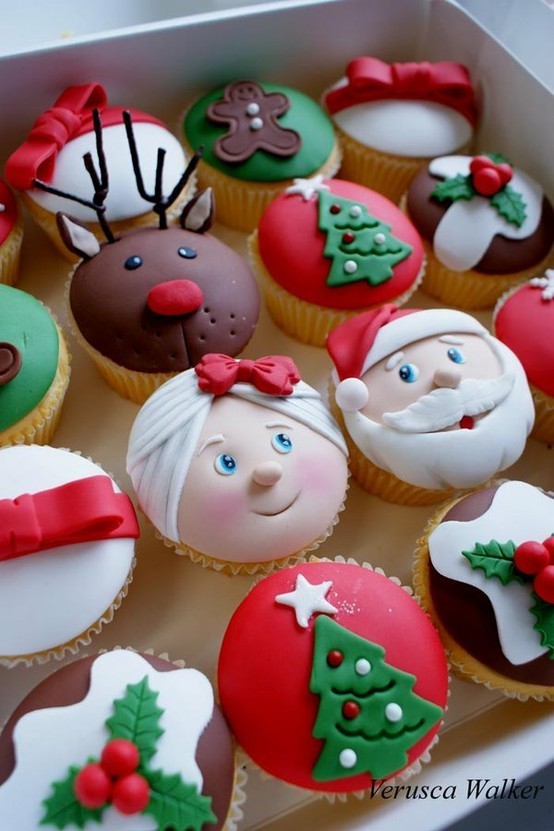 Hình ảnh những chiếc bánh Cupcake đẹp và dễ thương cho giáng sinh -5