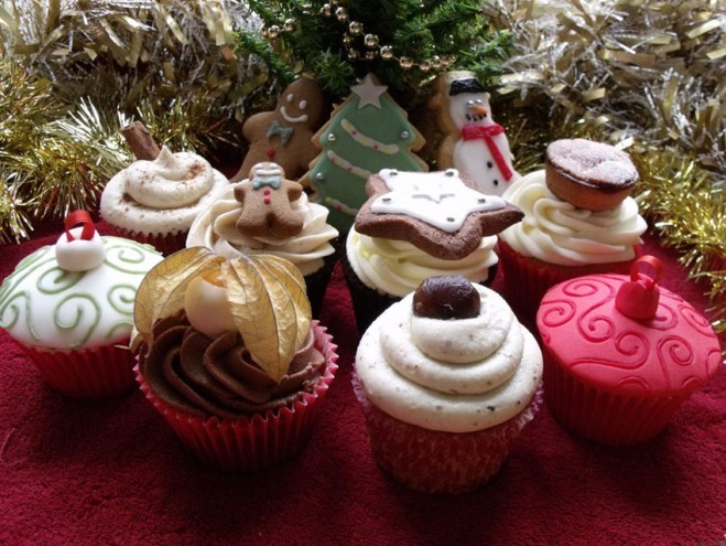 Hình ảnh những chiếc bánh Cupcake đẹp và dễ thương cho giáng sinh -2