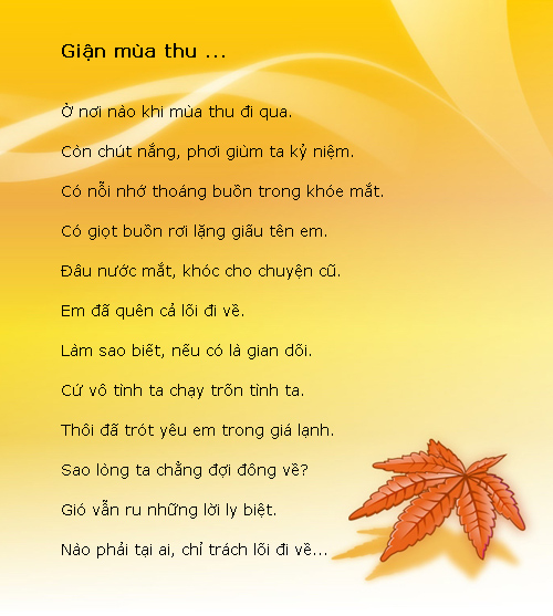 Những bài thơ về mùa thu hay nhất 2015 -5